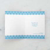 Frohe Weihnachts-Foto geklappte Grußkarte Feiertagskarte (Innenseite)