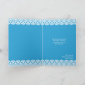 Frohe Weihnachts-Foto geklappte Grußkarte Feiertagskarte (Innenseite)