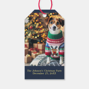 Frohe Weihnachts-Foto Geschenkanhänger