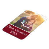 Frohe Weihnachts-Foto Magnet (Linke Seite)