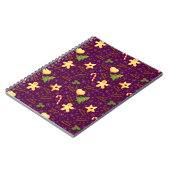 Frohe Weihnachts-Foto-Notebook Notizblock (Linke Seite)