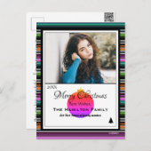 Frohe Weihnachts Foto Postcard - HAMbWG Feiertagspostkarte (Vorne/Hinten)