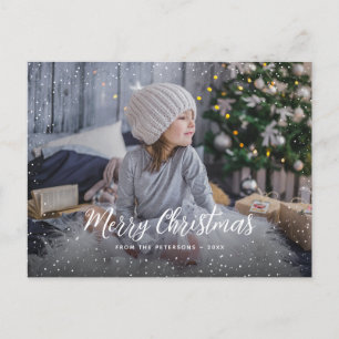 Frohe Weihnachts-Foto Postkarten