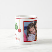 Frohe Weihnachts-Foto-Tasse Kaffeetasse (Mittel)