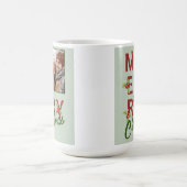 Frohe Weihnachts-Foto-Tasse Kaffeetasse (Mittel)