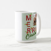 Frohe Weihnachts-Foto-Tasse Kaffeetasse (VorderseiteRechts)