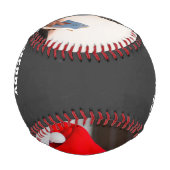 Frohe Weihnachts-Foto Weihnachtsgeschenk Personali Baseball (Rückseite)