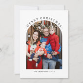 Frohe Weihnachts-Foto-Weihnachtskarte Einladung (Vorderseite)