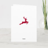 Frohe Weihnachts-Foto Weihnachtskarte Feiertagskarte (Rückseite)