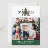 Frohe Weihnachts-Foto-Weihnachtskarte Feiertagskarte (Vorderseite)