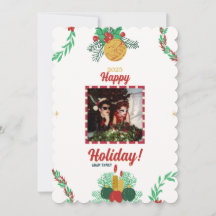 Frohe Weihnachts-Foto-Weihnachtskarte