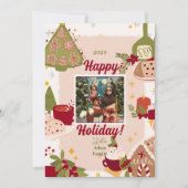 Frohe Weihnachts-Foto-Weihnachtskarten Feiertagskarte (Vorderseite)