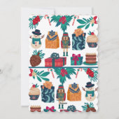 Frohe Weihnachts-Foto-Weihnachtskarten Feiertagskarte (Rückseite)