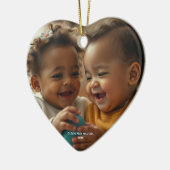 Frohe Weihnachts-Foto Weihnachtsschmuck (Links)