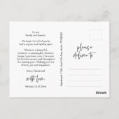 Frohe Weihnachts-Foto, wünscht Ball Postkarte (Rückseite)