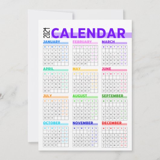 Frohe Weihnachts-FotoCollage 2024 Kalender Ankündigung (Rückseite)