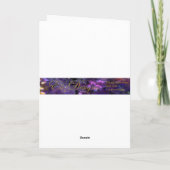 Frohe Weihnachts-Fotokarte Feiertagskarte (Rückseite)