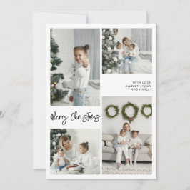 Frohe Weihnachts-Fotokarte Feiertagskarte