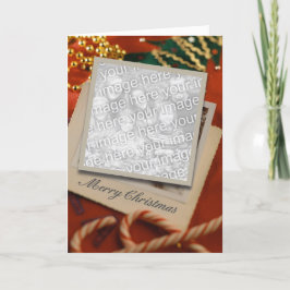 Frohe Weihnachts-Fotokarte Feiertagskarte