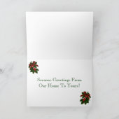 Frohe Weihnachts-Fotokarte Feiertagskarte (Innenseite)