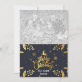 Frohe Weihnachts-Fotokarte Feiertagskarte (Vorderseite)