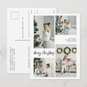 Frohe Weihnachts-Fotokarte Feiertagspostkarte (Vorne/Hinten)