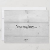 Frohe Weihnachts-Fotokartenvorlage Feiertagskarte (Rückseite)