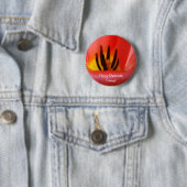 Frohe Weihnachts-Freund! Knöpfe Holiday Red Tulip Button (Beispiel)