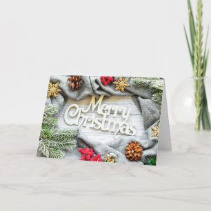 Frohe Weihnachts-Freunde Familie Verwandte Feiertagskarte