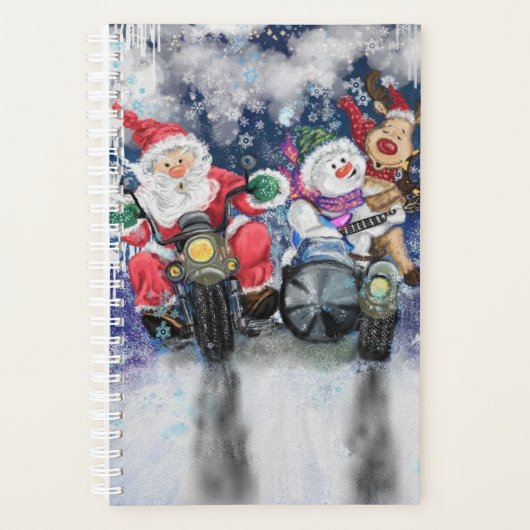 Frohe Weihnachts-Freunde Funny Planner Planer (Vorderseite)