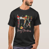 Frohe Weihnachts Friseur Friseur Barber Xma T-Shirt (Vorderseite)