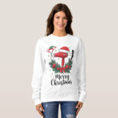 Frohe Weihnachts-Friseur Weihnachten Friseur Xmas  Sweatshirt (Vorne ganz)