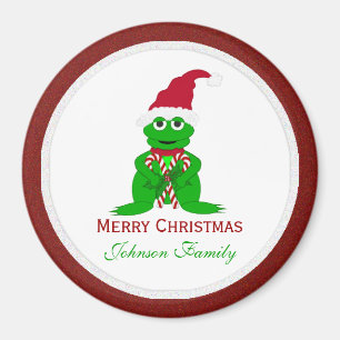 Frohe Weihnachts Frog Magnet