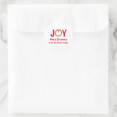 Frohe Weihnachts-fröhliche Stickers (Tasche)