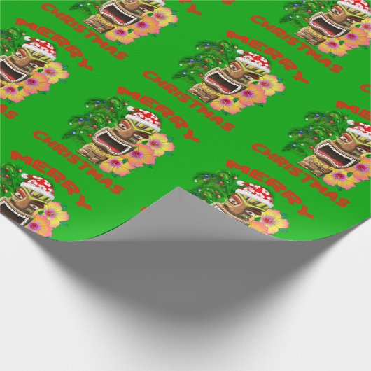 Frohe Weihnachts-Funny Geschenkpapier (Ecke)