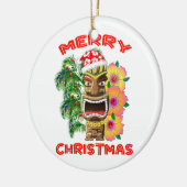 Frohe Weihnachts-Funny Keramik Ornament (Links)