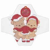 "Frohe Weihnachts-Fußball" Fußball (Flach)