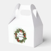 Frohe Weihnachts Gable Fevor Box Geschenkschachtel (Rückseite)