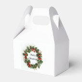 Frohe Weihnachts Gable Fevor Box Geschenkschachtel (Vorderseite)