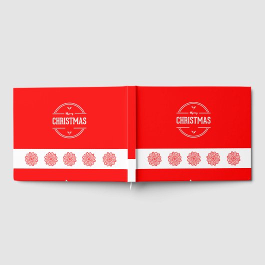 Frohe Weihnachts-Gästebuch Gästebuch (Voll)