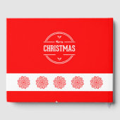 Frohe Weihnachts-Gästebuch Gästebuch (Rückseite)