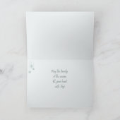 Frohe Weihnachts-Geburtshauskarte Feiertagskarte (Innenseite)