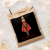 Frohe Weihnachts-Gefälligkeitsags Geschenktütchen (Ausgeschnitten)