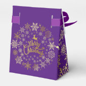 Frohe Weihnachts-Gefälligkeitsbox Geschenkschachtel (Rückseite)