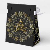 Frohe Weihnachts-Gefälligkeitsbox Geschenkschachtel (Rückseite)