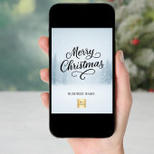 Frohe Weihnachts-Geschäftszeichen Feiertagskarte