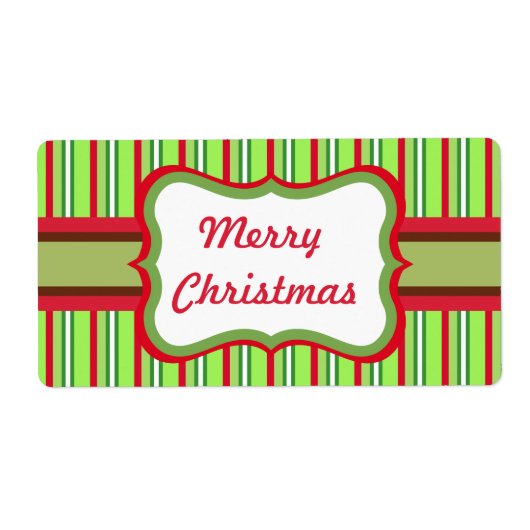Frohe Weihnachts-Geschenkanhänger-Etiketten (Vorne)