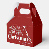Frohe Weihnachts-Geschenkbox Geschenkschachtel (Vorderseite)