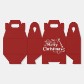 Frohe Weihnachts-Geschenkbox Geschenkschachtel (Ungeklappt)