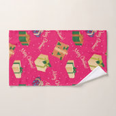 Frohe Weihnachts-Geschenkboxen Badhandtuch Set (Handtuch)